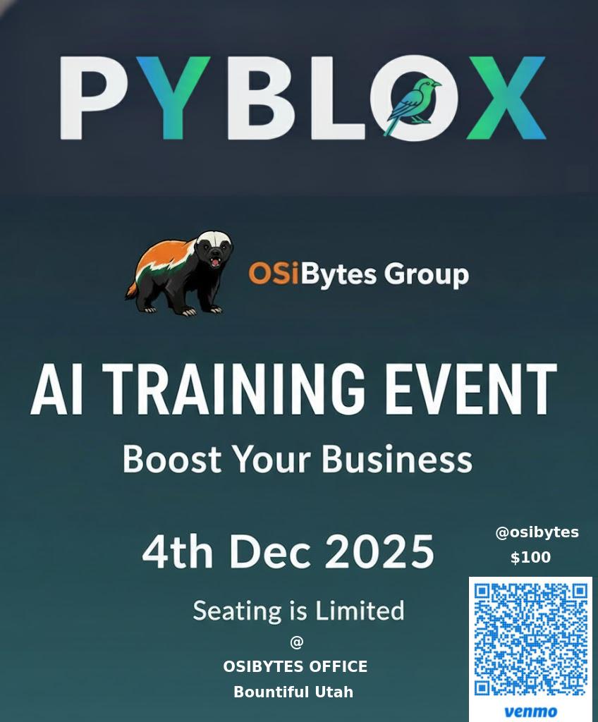 Ad: Pyblox Dec AI training