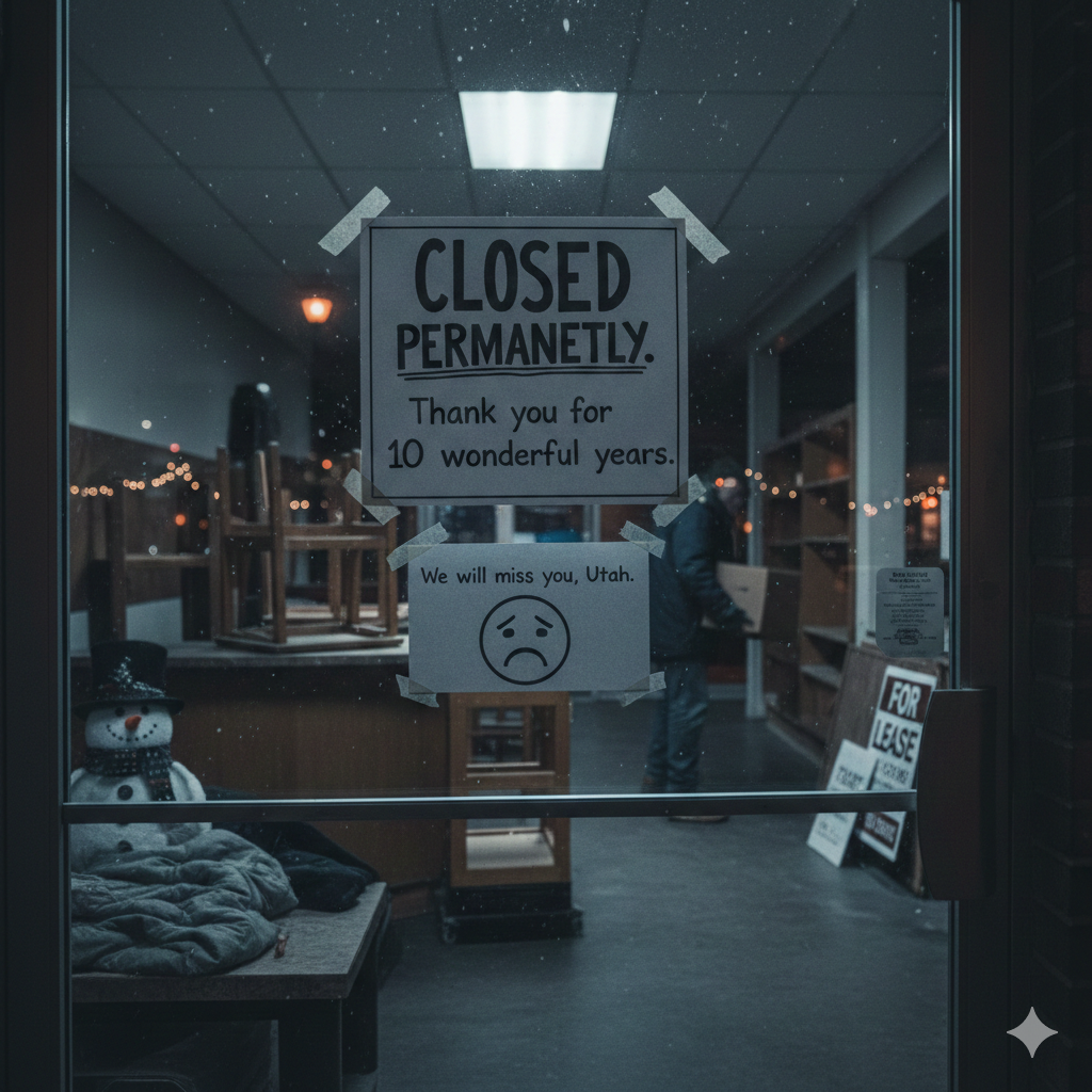 Closing Doors: A Chilly December for Utah's Local Market