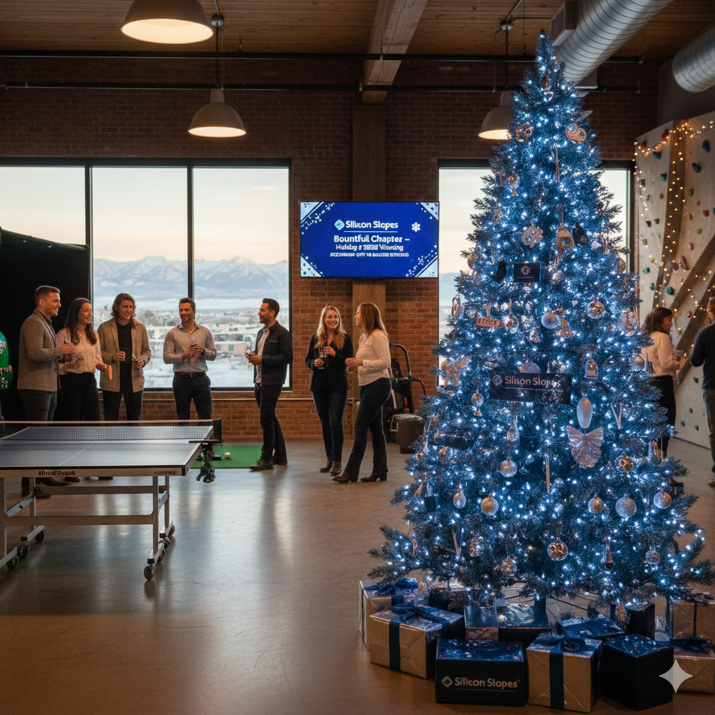 Silicon Slopes Bountiful Holiday Social: Building the Future at Builder Studios