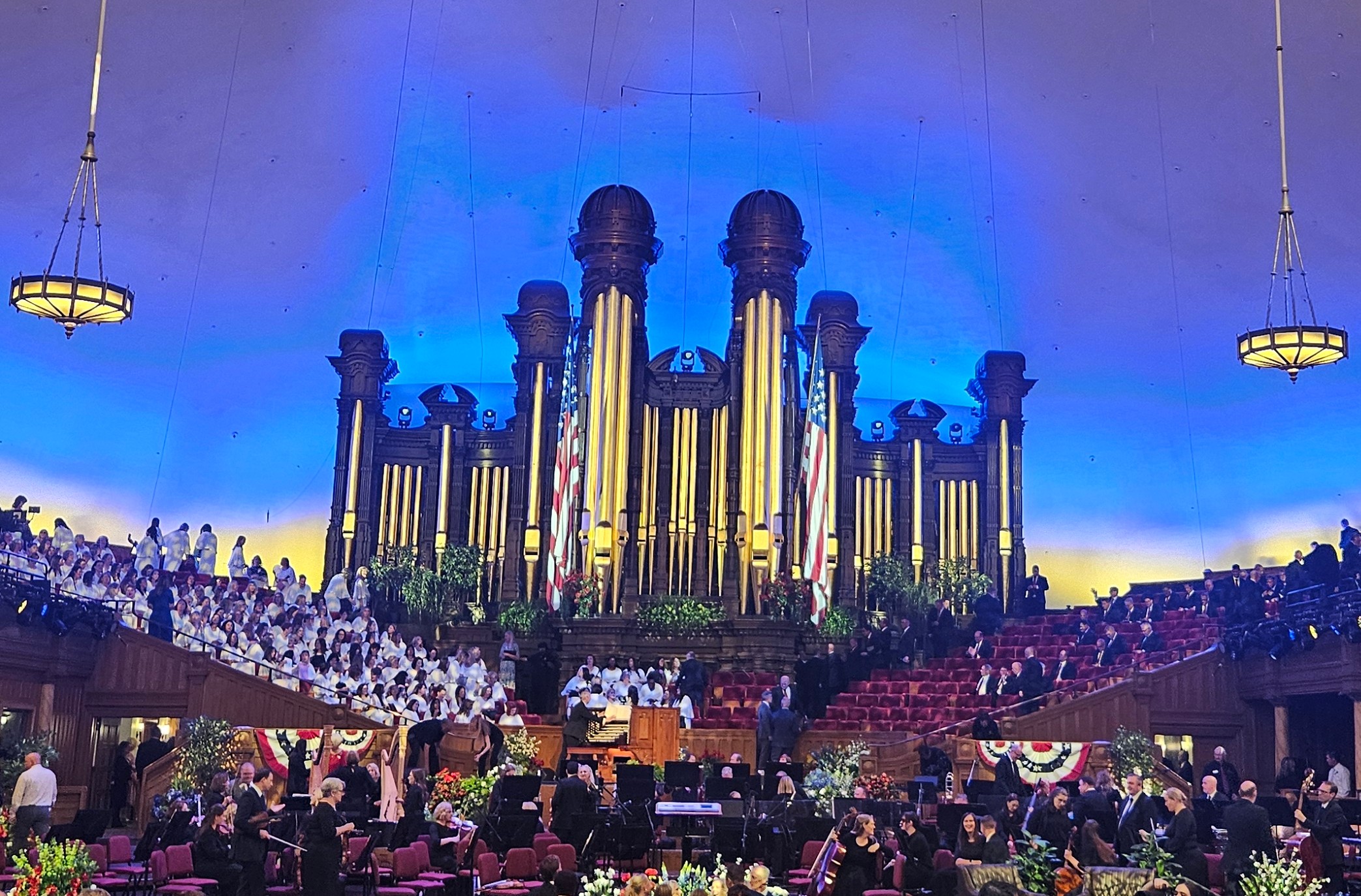 Historic 250th Celebration at Temple Square Utah